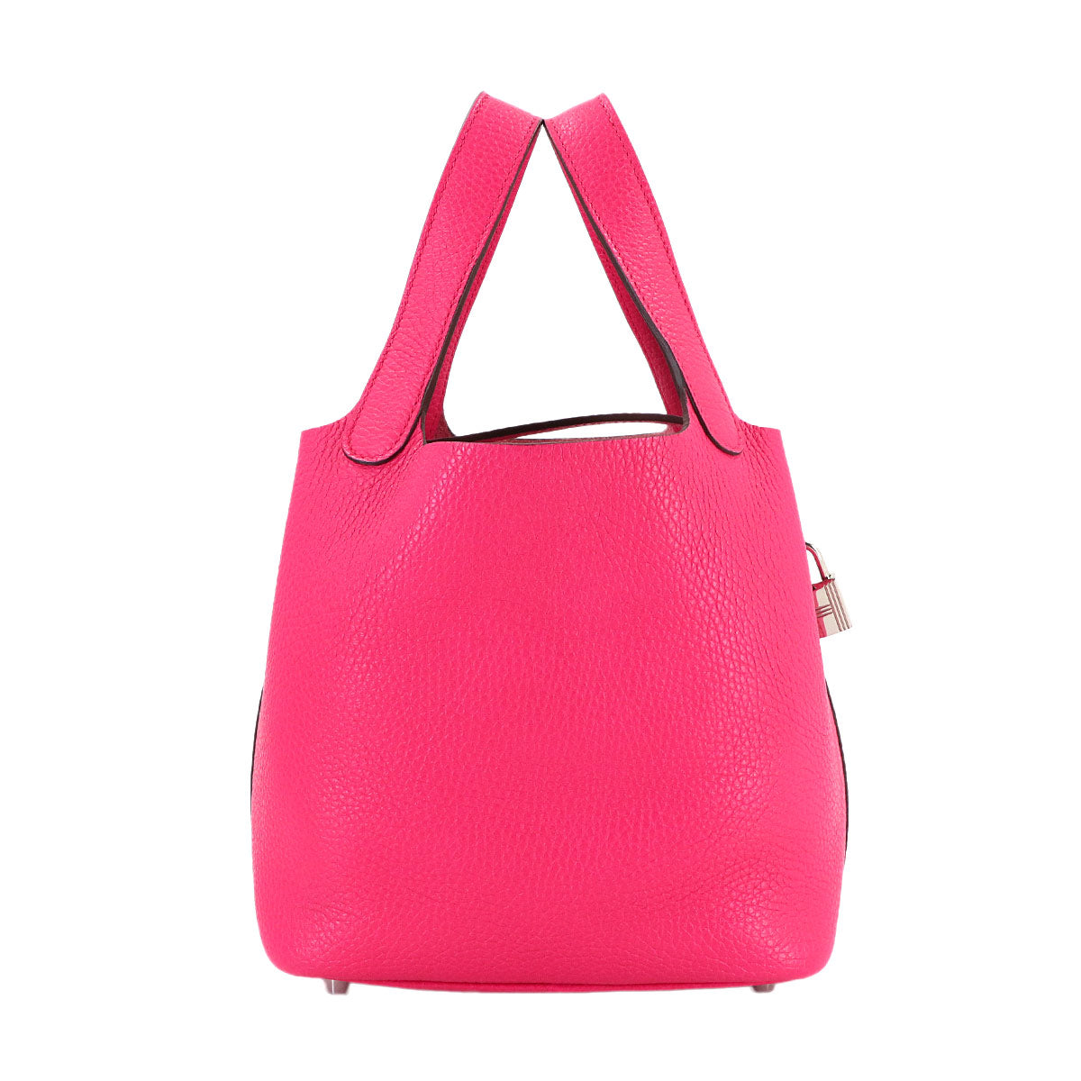 Picotin Lock PM Hand Bag Taurillon Clemence Rose Extreme