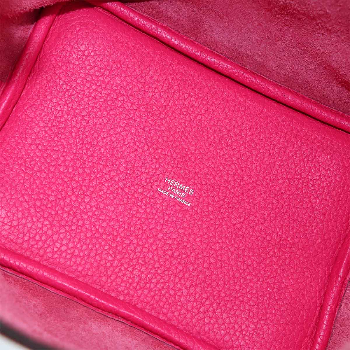 Picotin Lock PM Hand Bag Taurillon Clemence Rose Extreme