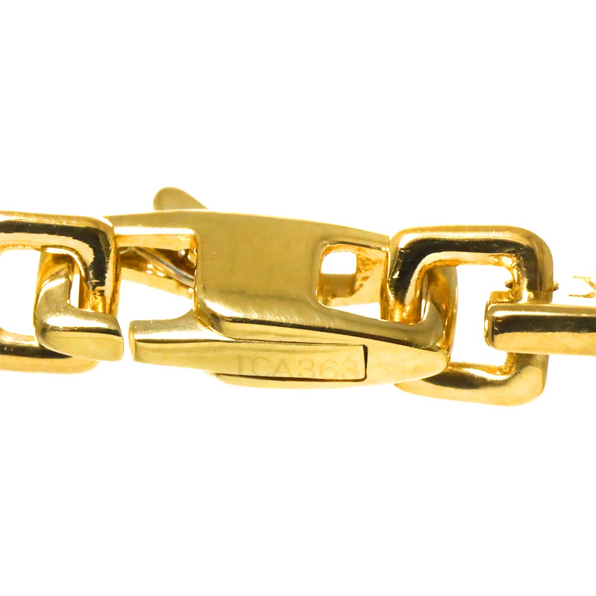 Logo ID Diamond Necklace 18K YG 750