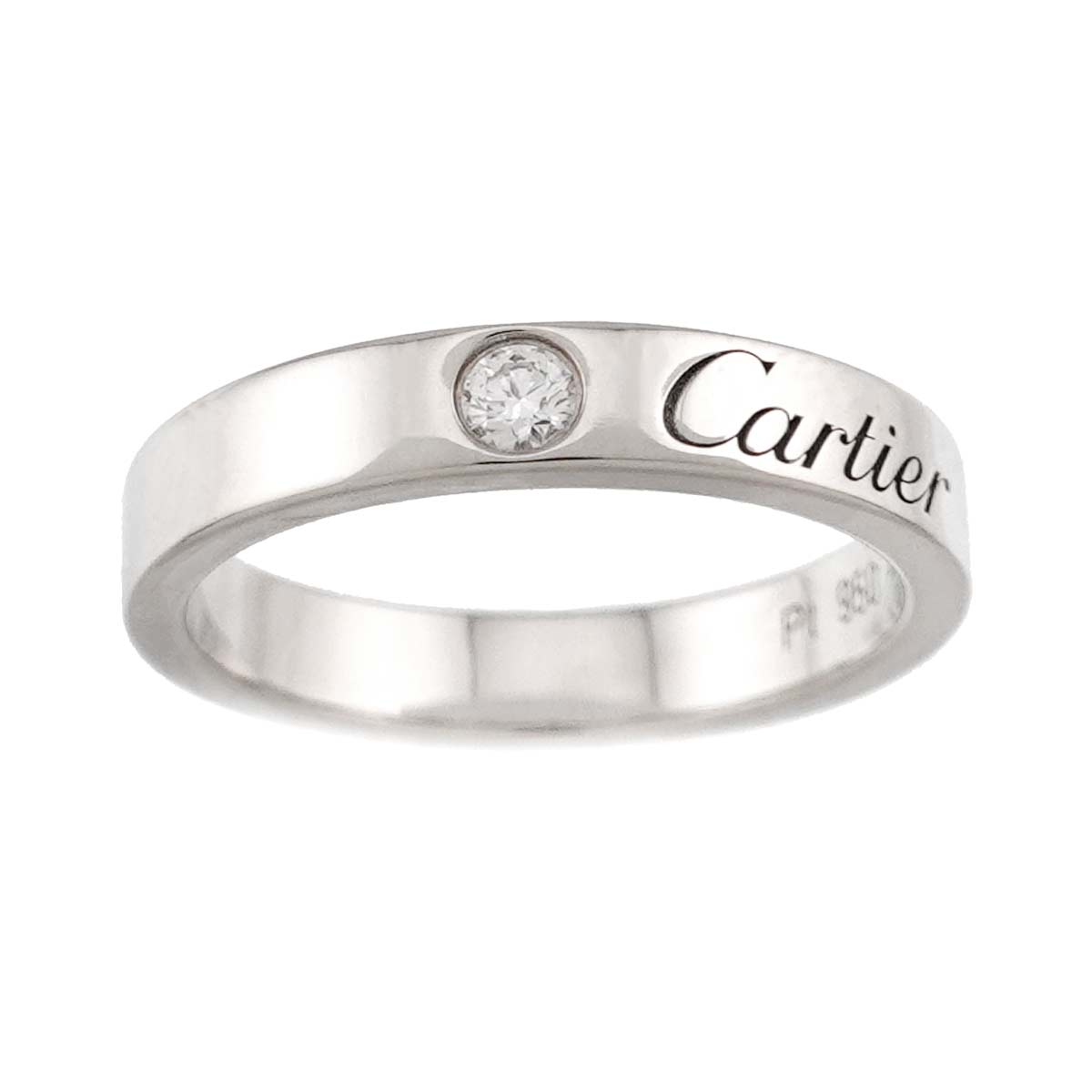 C de Diamond 1P Ring Pt Platinum size45 3.25(US)