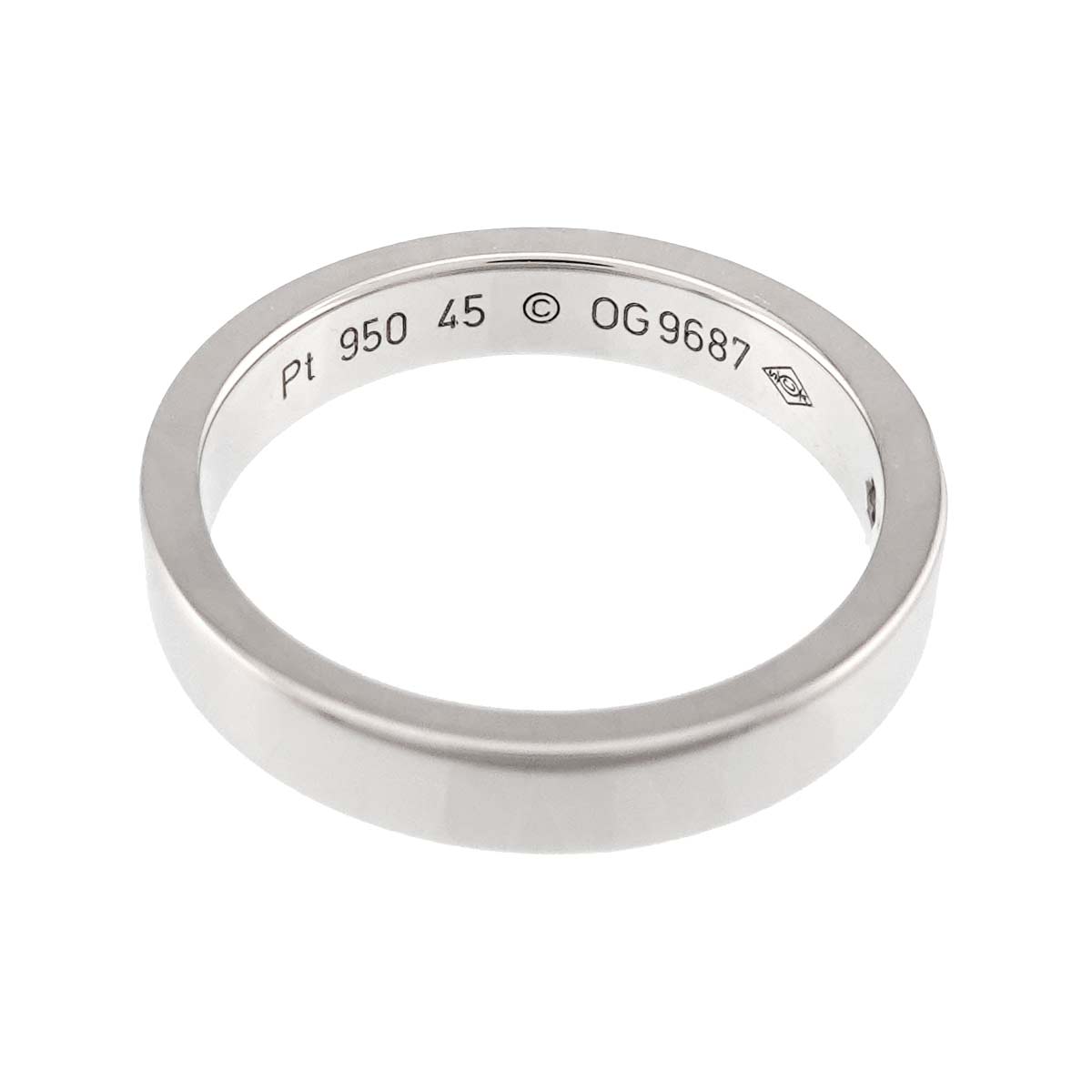 C de Diamond 1P Ring Pt Platinum size45 3.25(US)