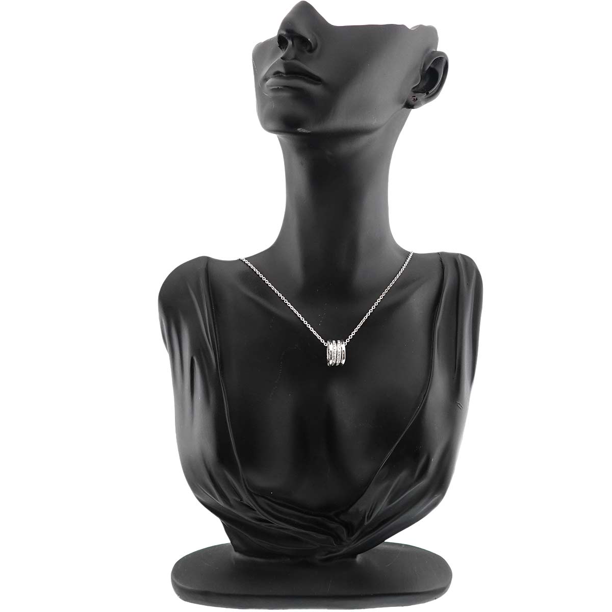 B-ZERO1 Diamond Necklace 18K WG White Gold 750