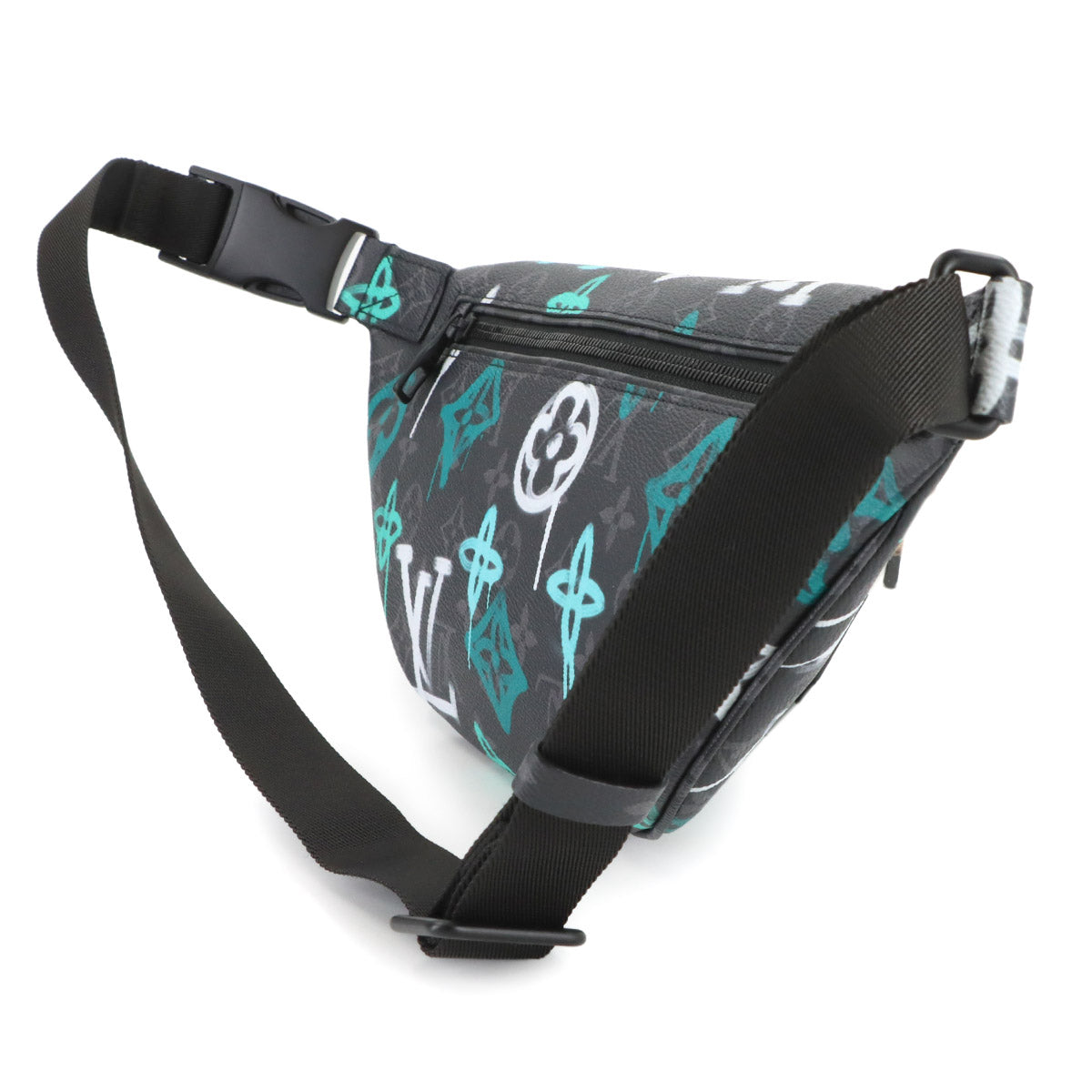 LV Graffiti Discovery Bumbag Monogram Eclipse M21397