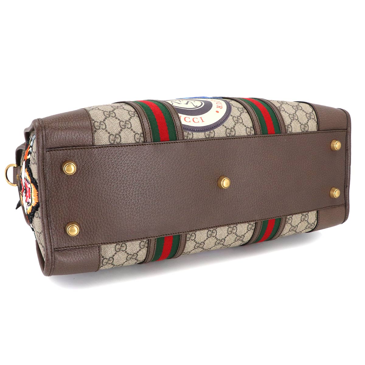 Courrier GG Supreme Duffle Shoulder Bag Beige 459311