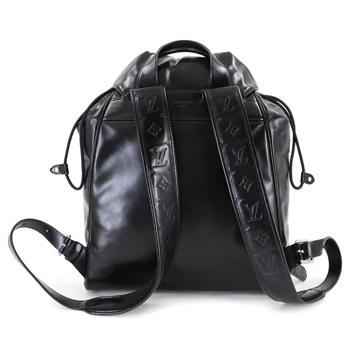 Montsouris Cargo Backpack Leather Black M13983 Purse