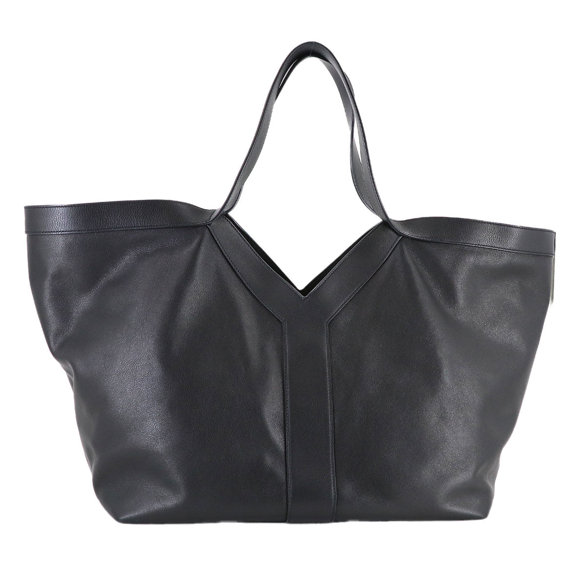 Y Tote Bag Leather Black 817602 Purse