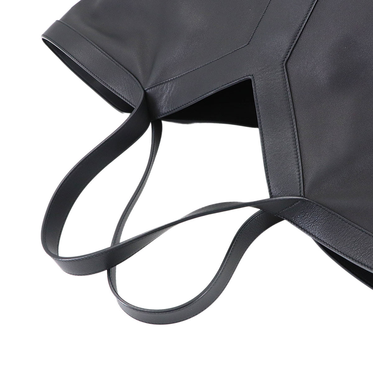 Y Tote Bag Leather Black 817602 Purse