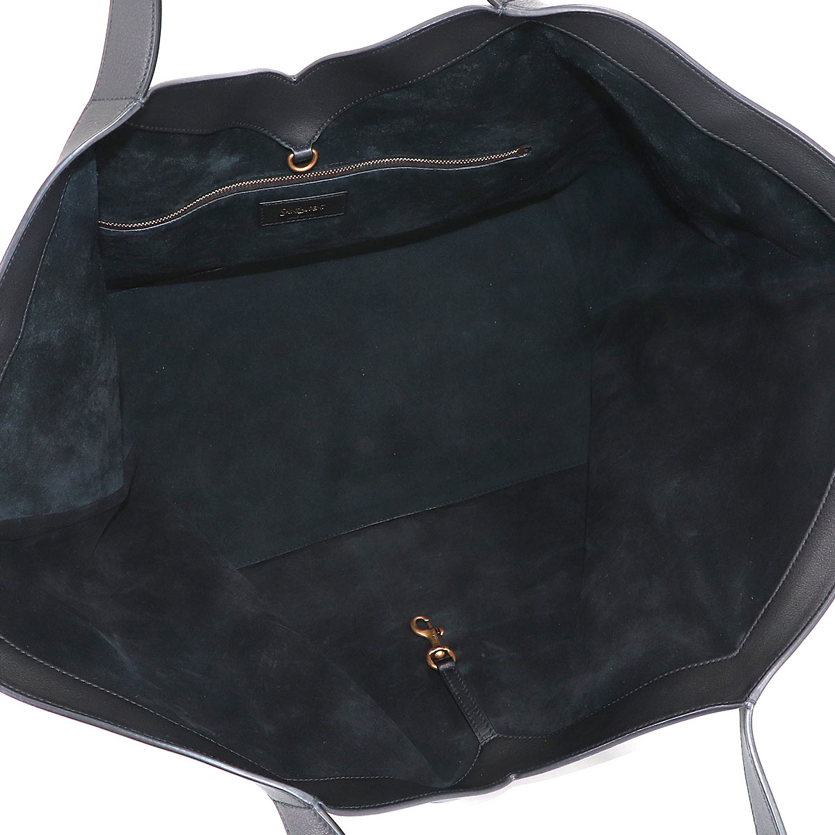 Y Tote Bag Leather Black 817602 Purse