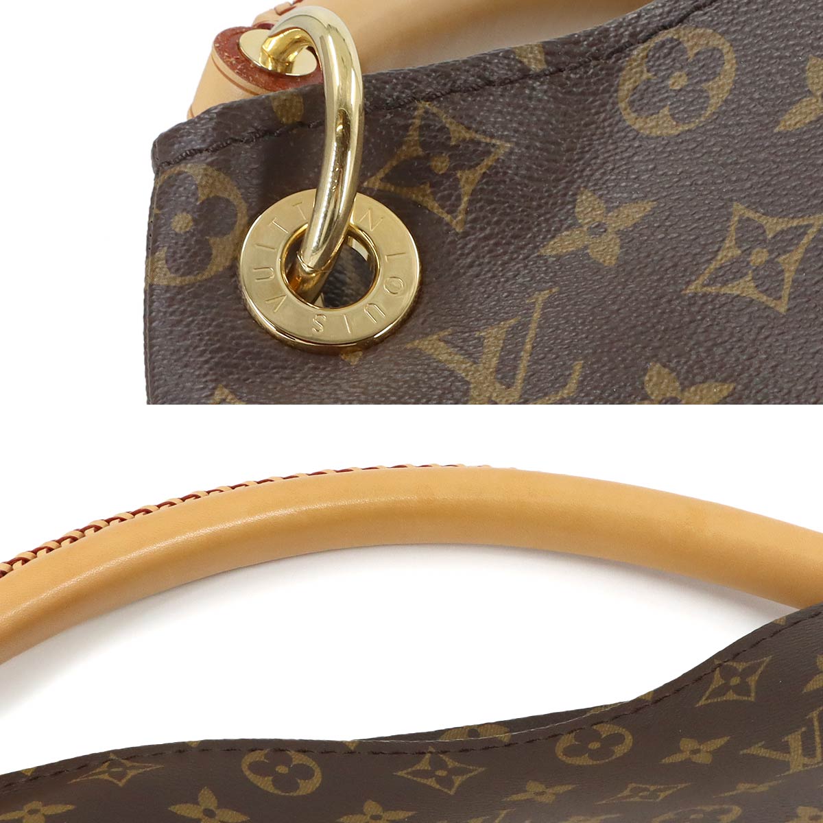 Monogram Artsy MM Shoulder Bag Brown M40249 Purse