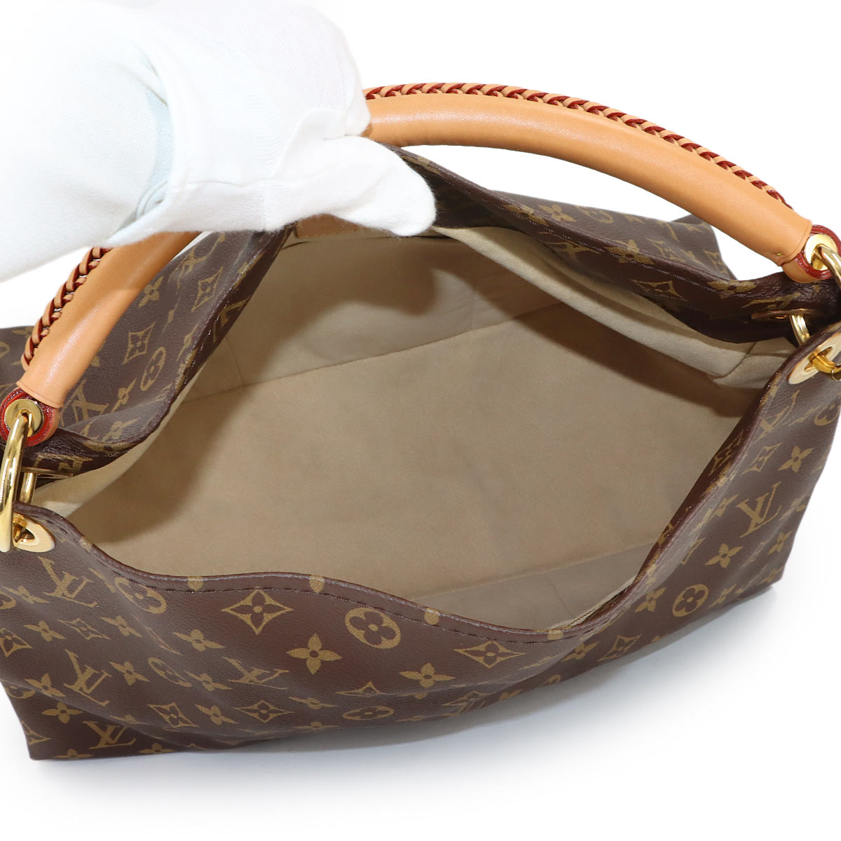 Monogram Artsy MM Shoulder Bag Brown M40249 Purse
