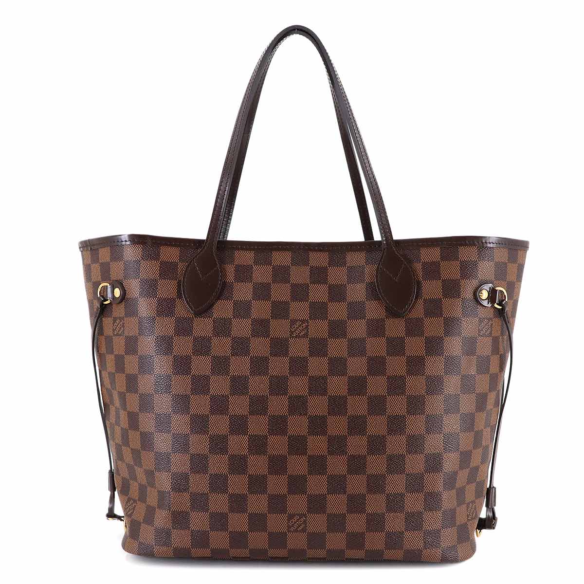 Damier Neverfull MM Tote Bag Ebene Cerise N41358 Purse