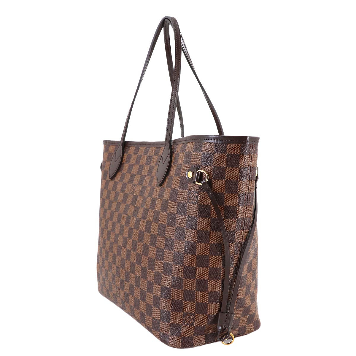 Damier Neverfull MM Tote Bag Ebene Cerise N41358 Purse