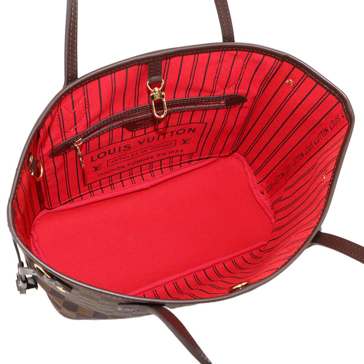 Damier Neverfull PM Tote Bag Ebene N40600 Purse