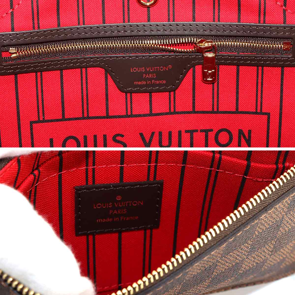 Damier Neverfull PM Tote Bag Ebene N40600 Purse