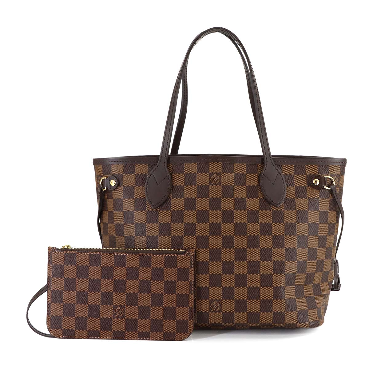 Damier Neverfull PM Tote Bag Ebene N40600 Purse