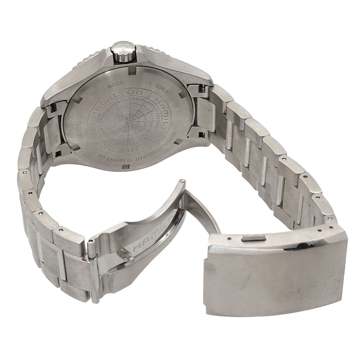 Khaki Navy Scuba H8233500 Automatic Black Dial Mens