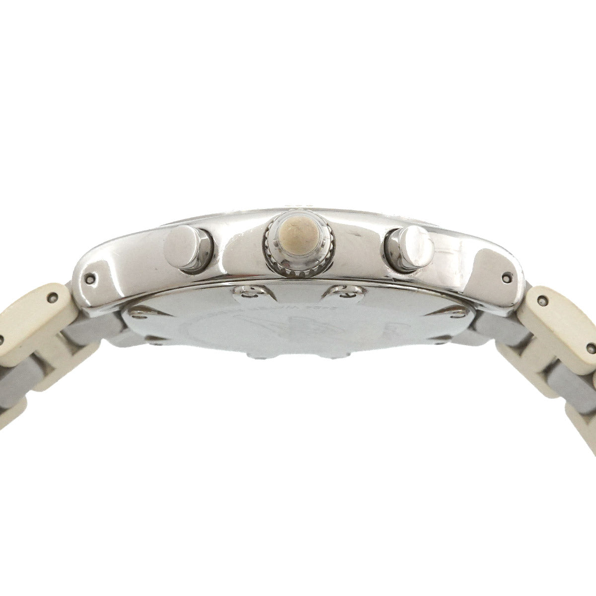 Must 21 Chronoscaph W10184U2 Date Quartz White Dial Mens