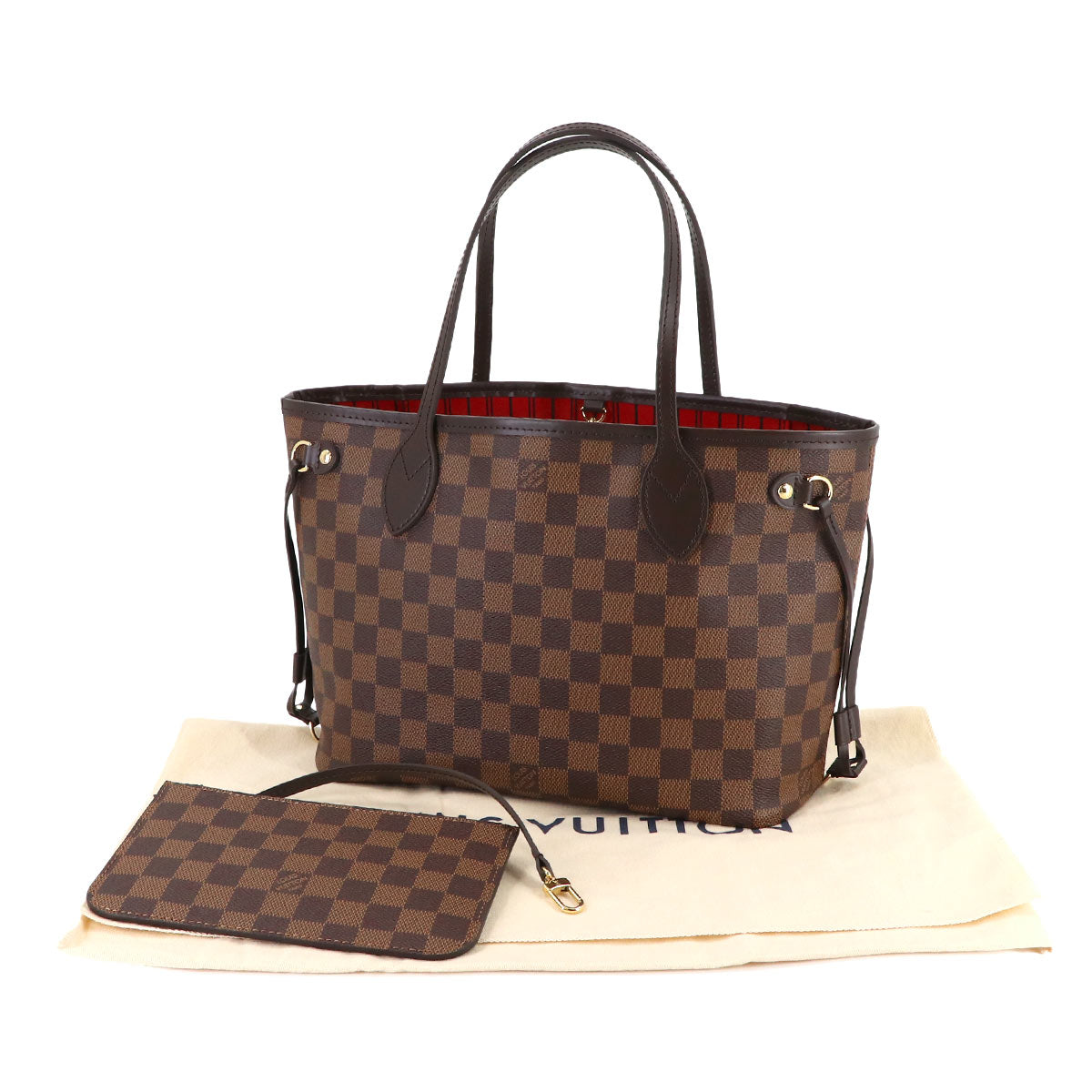 Damier Neverfull PM Tote Bag Ebene N41359 Purse