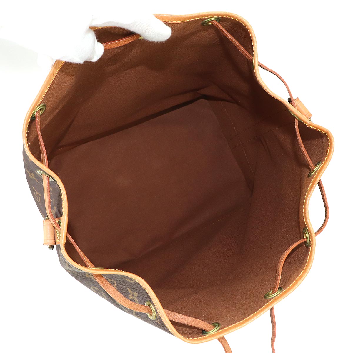 Monogram Noe Drawstring Shoulder Bag Brown M42224 Vintage