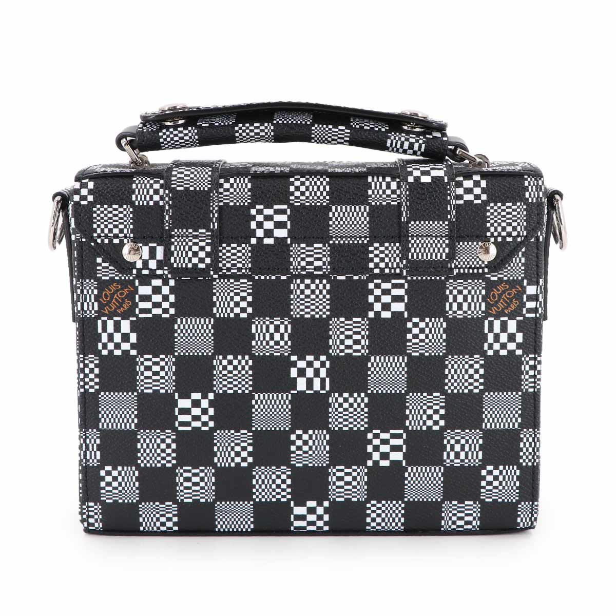 Damier Distorted Flap Soft Trunk Shoulder Bag N50032