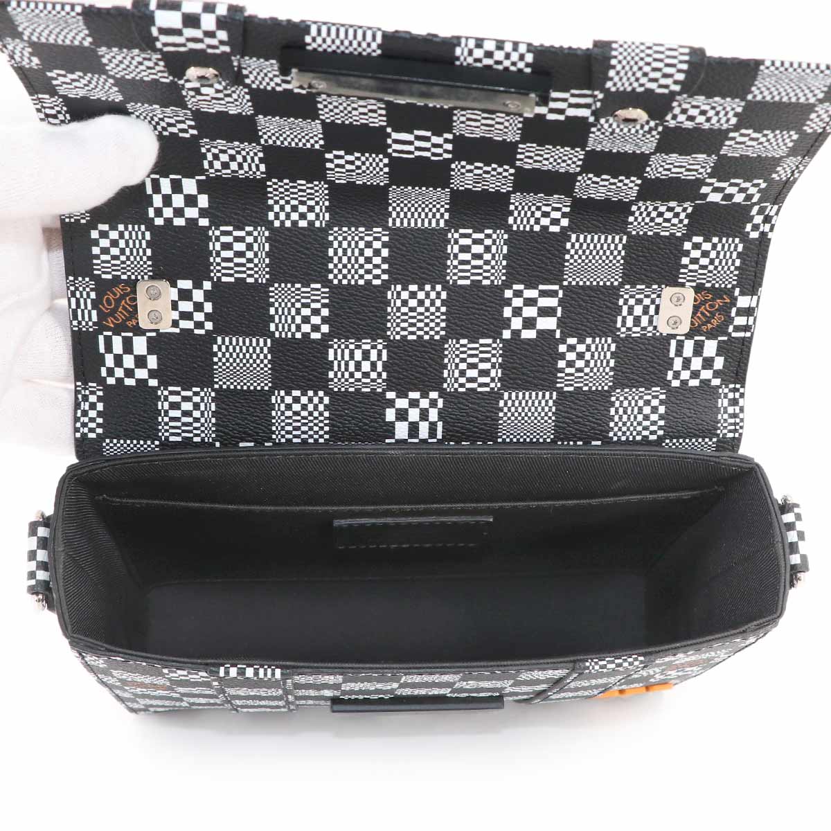 Damier Distorted Flap Soft Trunk Shoulder Bag N50032
