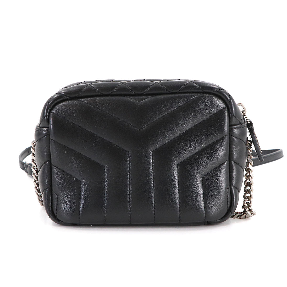 Loulou Bowling Mini Chain Shoulder Bag Leather 457588