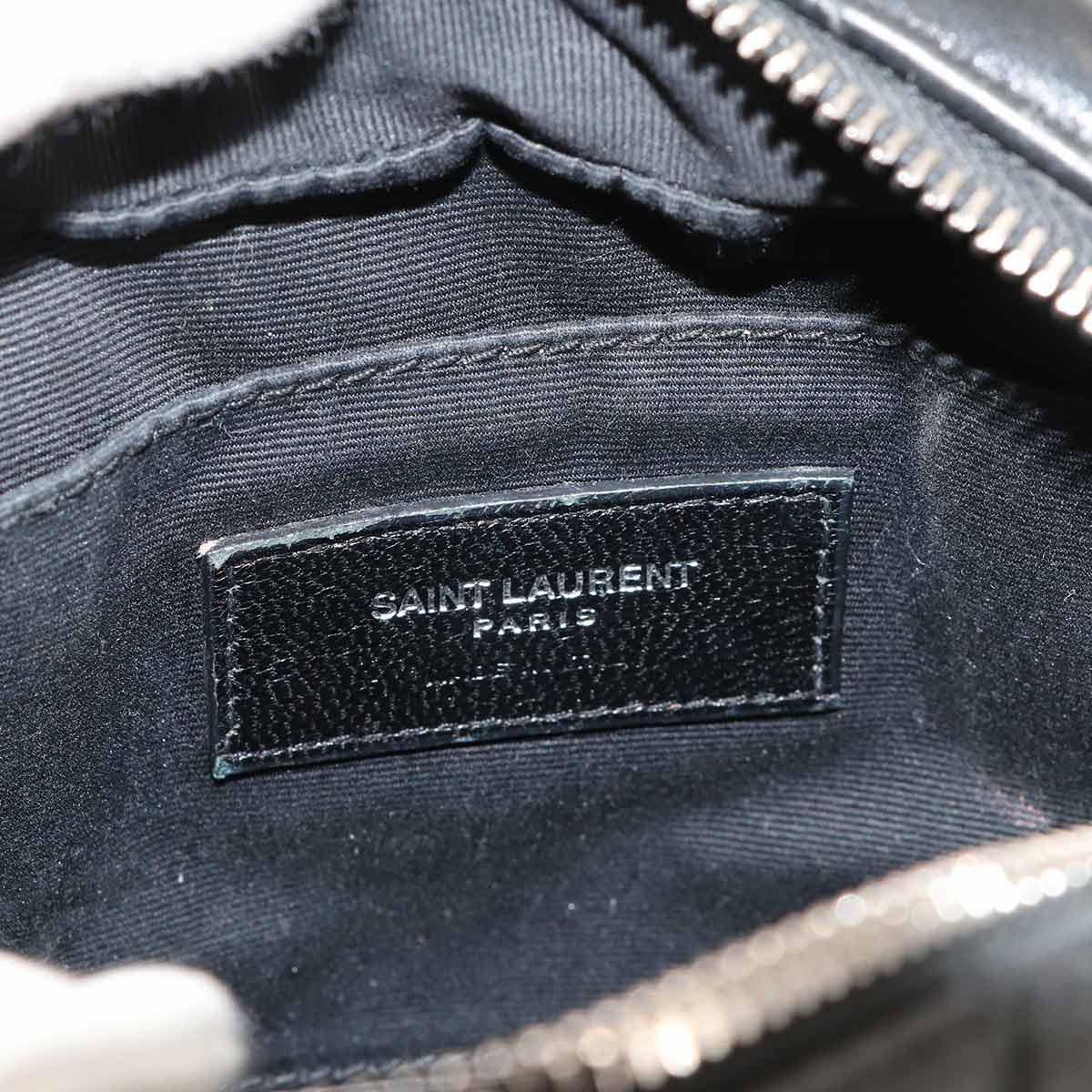 Loulou Bowling Mini Chain Shoulder Bag Leather 457588