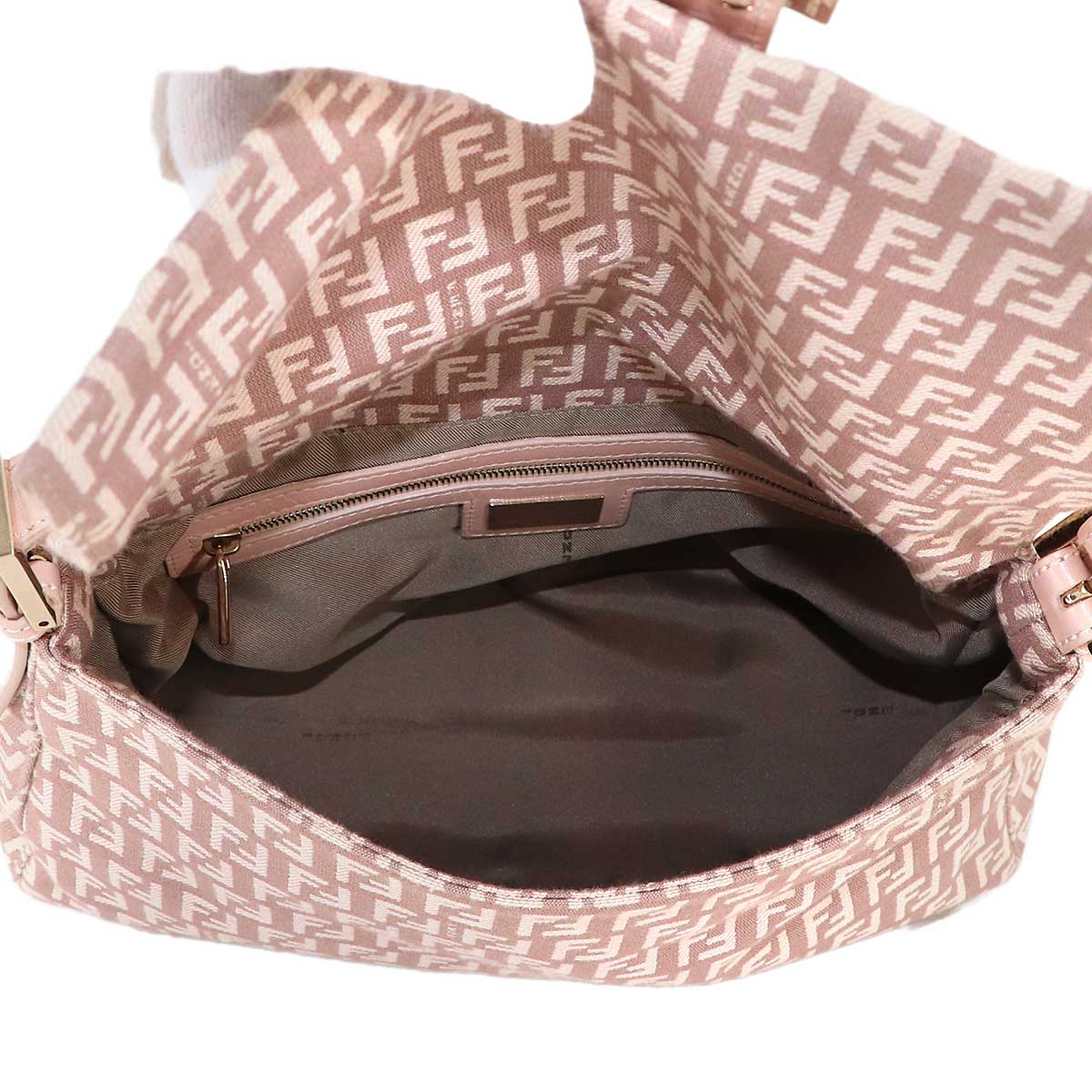 Zucchino Mamma Baguette Shoulder Bag Canvas Pink 8BR001