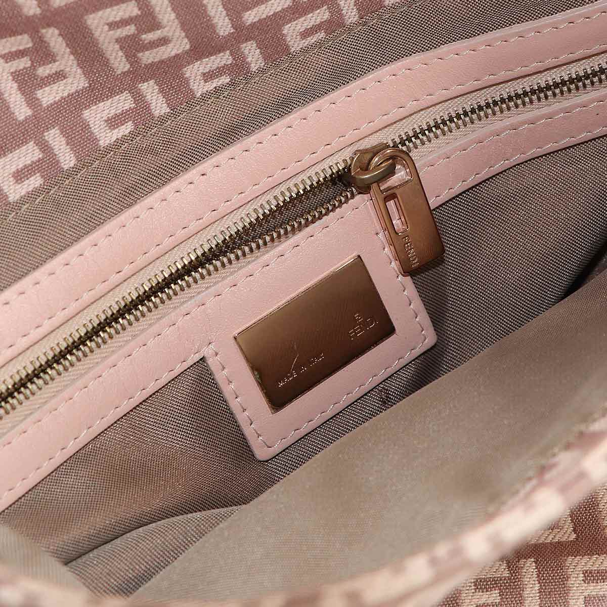 Zucchino Mamma Baguette Shoulder Bag Canvas Pink 8BR001