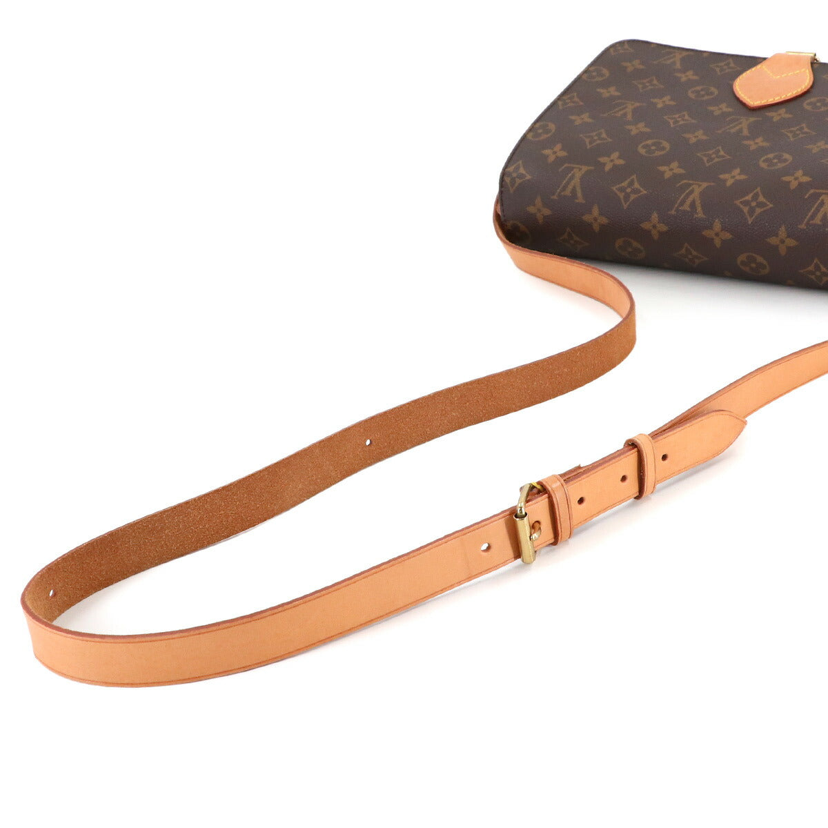 Monogram Cartouchiere Shoulder Bag Brown M51252 Purse