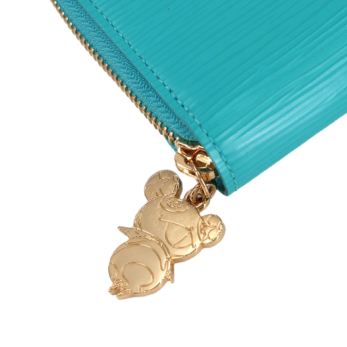 LVxTM Epi Zippy Wallet Leather Kabira Bleu M14158