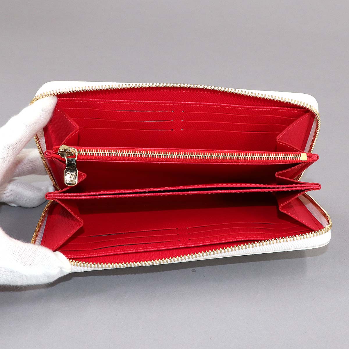 LV x TM Zippy Wallet Monogram Cherry White M14240 Purse