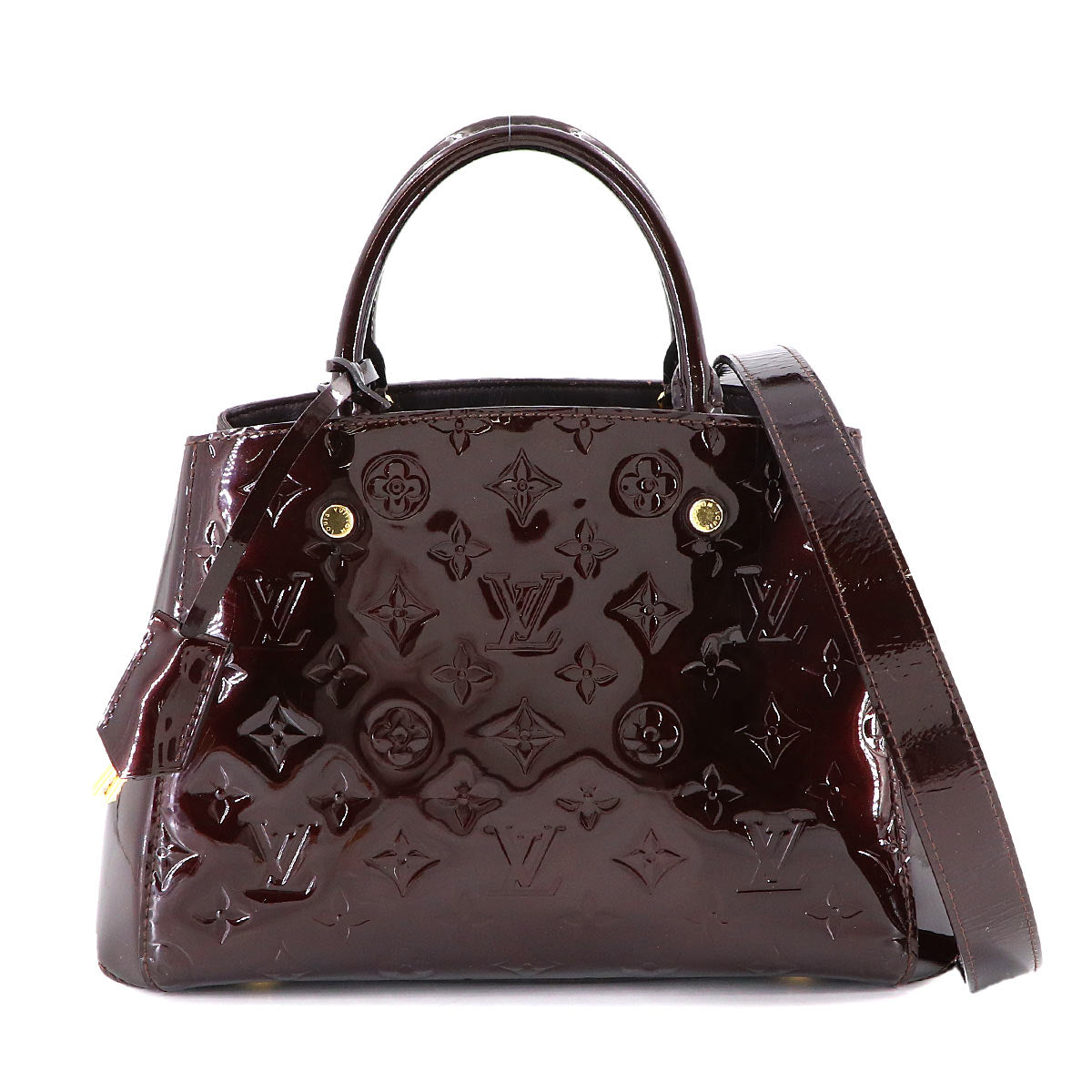 Monogram Vernis Montaigne BB Hand Shoulder Bag M50403