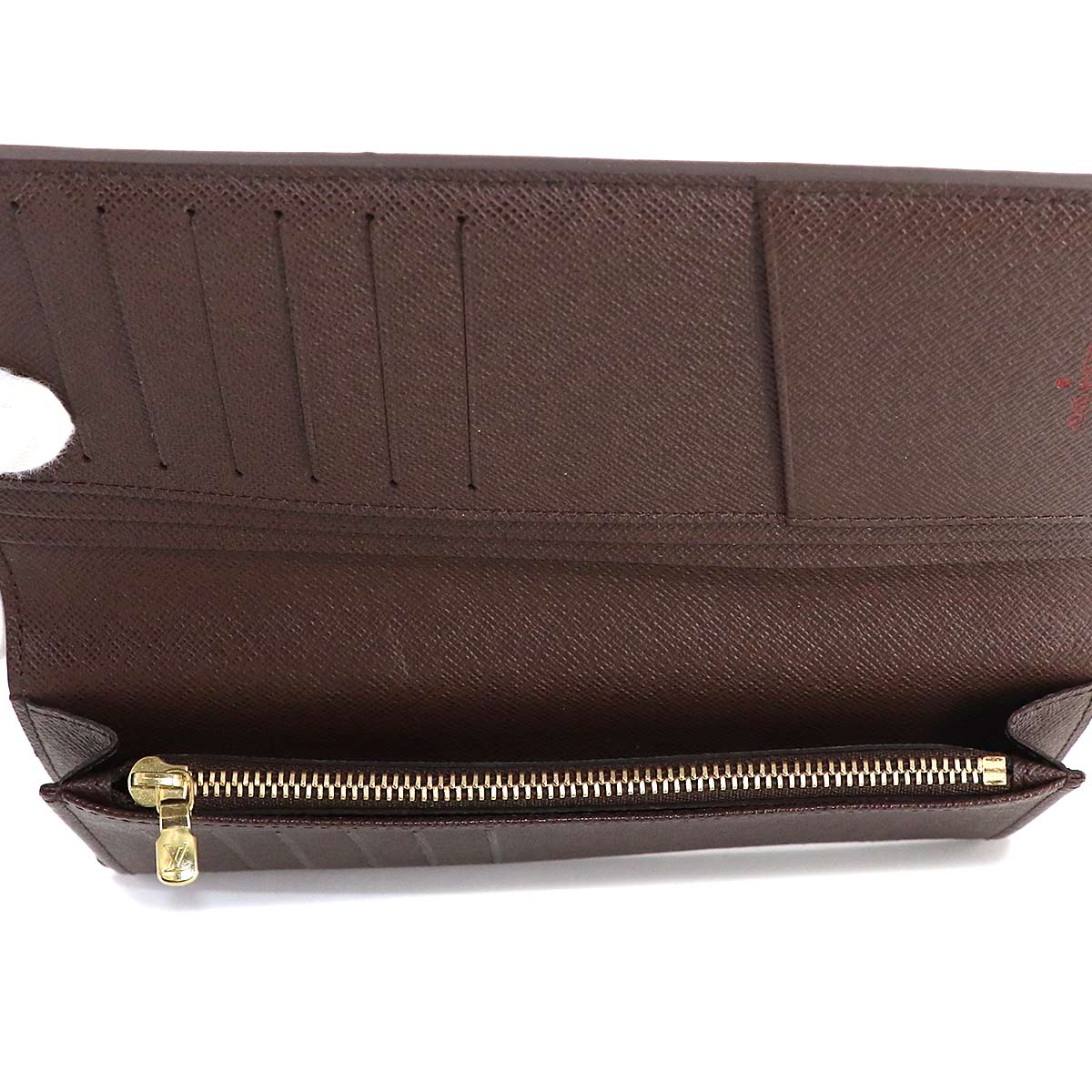 Damier Brazza Wallet Ebene Brown N60017 Purse