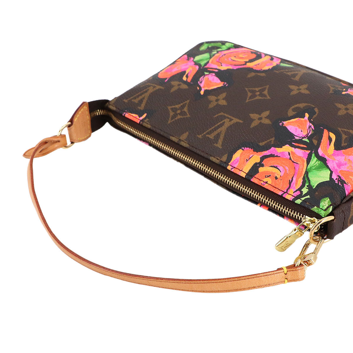 Monogram Rose Pochette Accessoires Hand Bag M48615