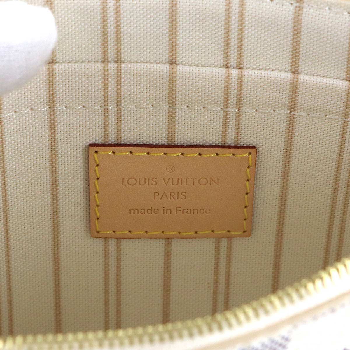 Damier Azur Beige Pouch Purse