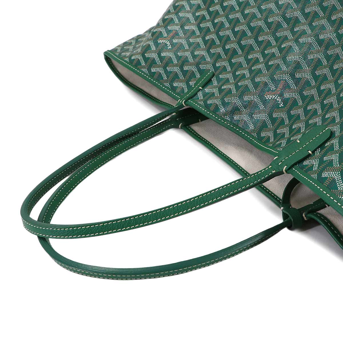 Saint Louis GM Tote Bag PVC Leather Green Unisex 90314111