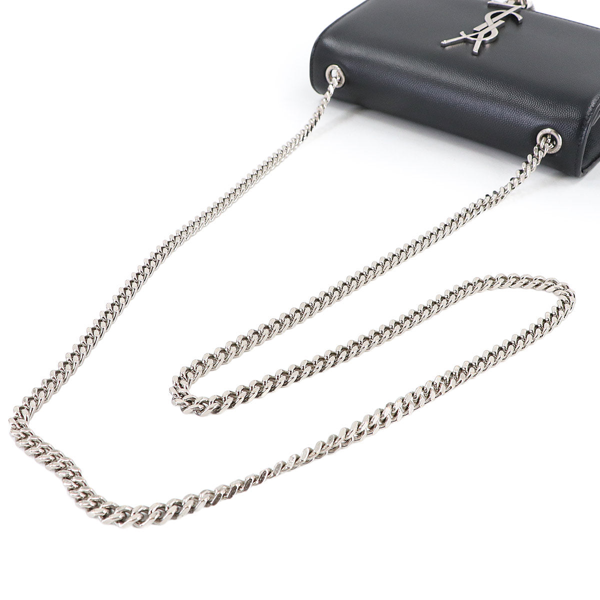 Kate Small Chain Shoulder Bag Leather Black 474366