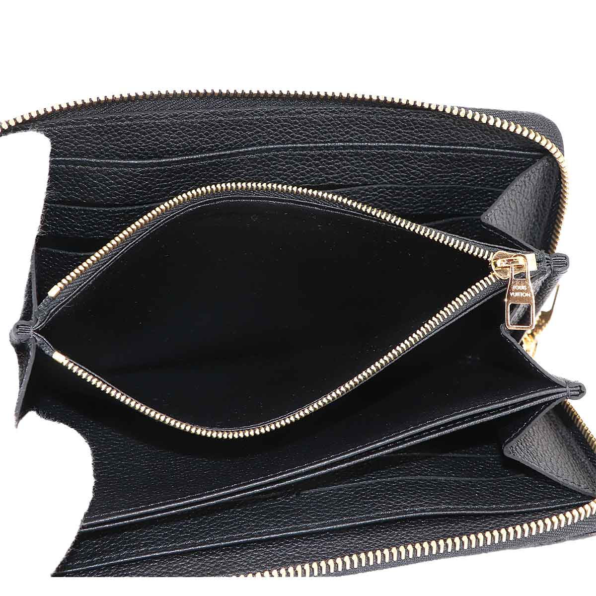 Monogram Empreinte Zippy Wallet Leather Noir M60571