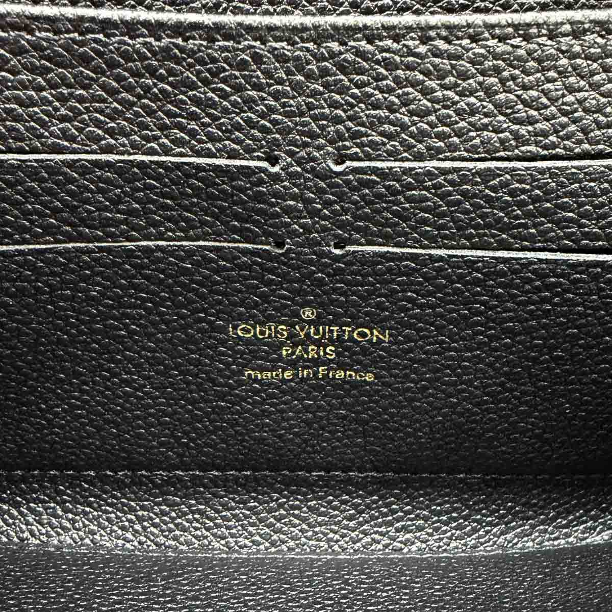 Monogram Empreinte Zippy Wallet Leather Noir M60571