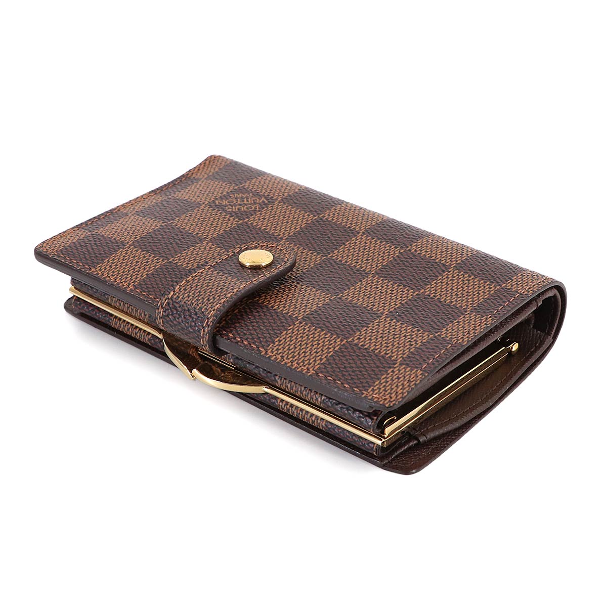 Damier Viennois Wallet Ebene Brown N61674