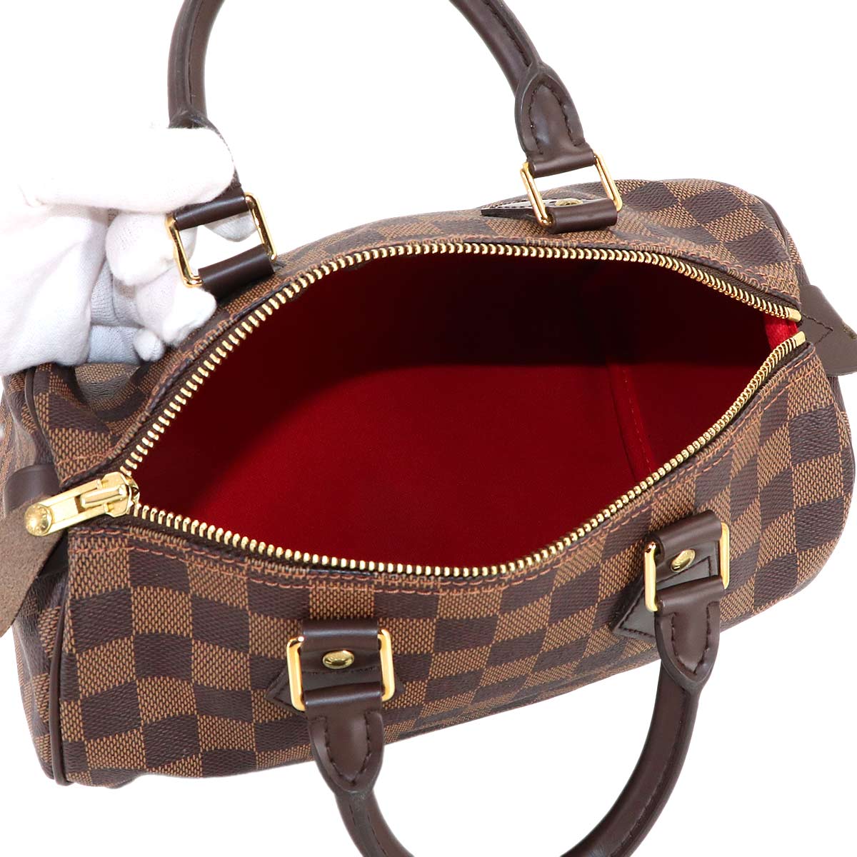Damier Speedy 25 Hand Bag Ebene N41532 Purse