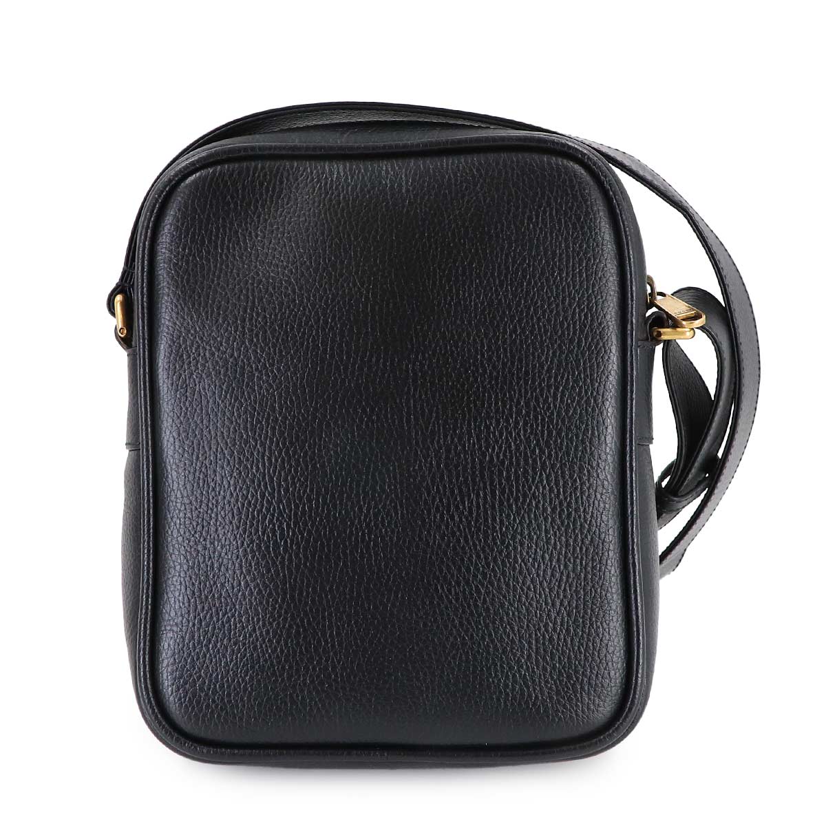 Print Shoulder Bag Leather Black 523591 Logos Purse