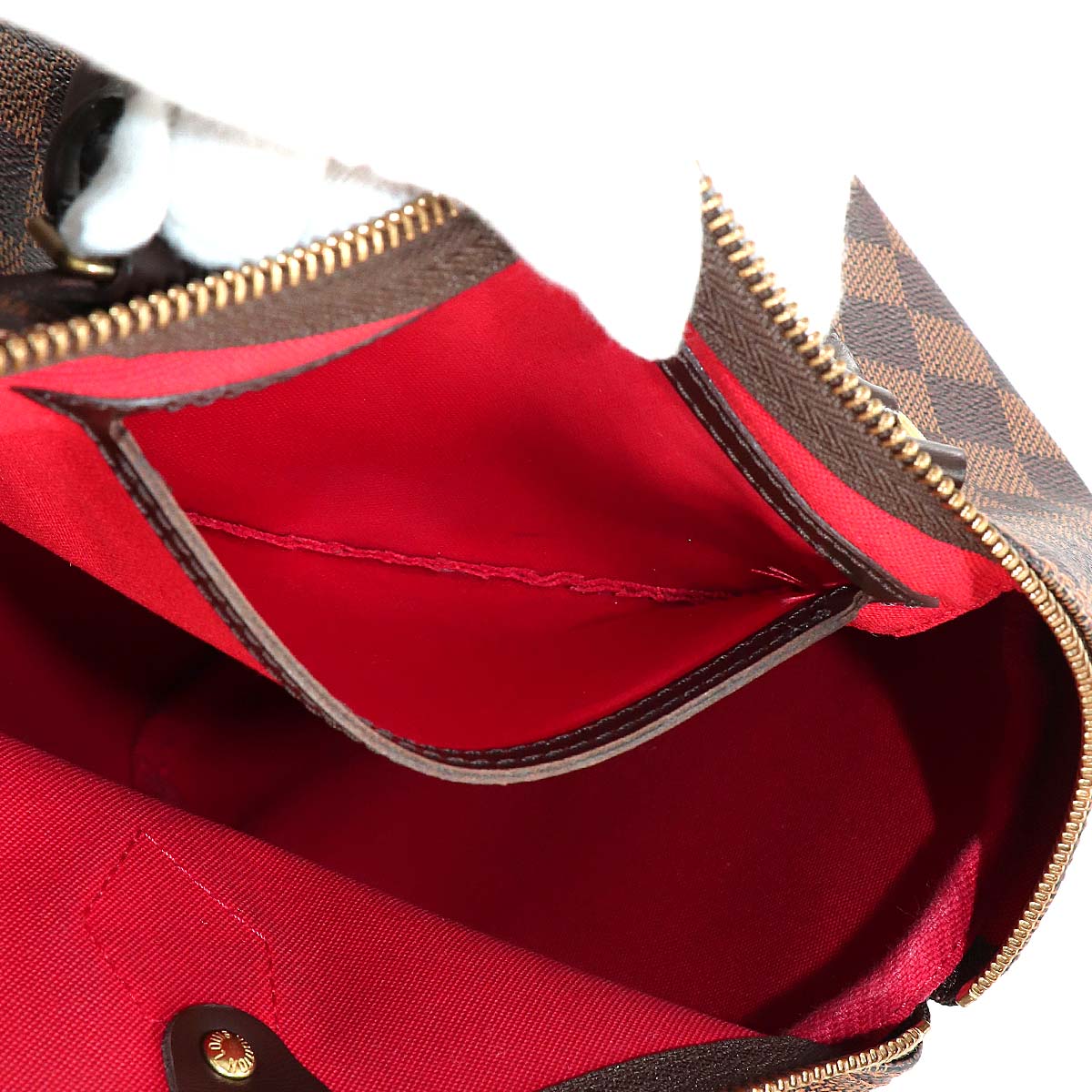 Damier Speedy 35 Hand Bag Ebene N41523 Brown Purse