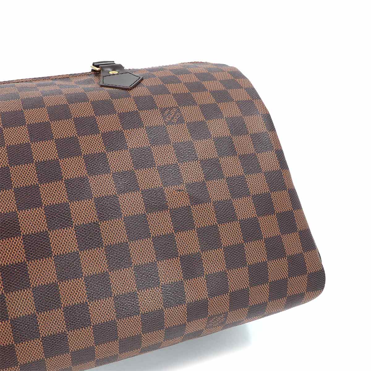 Damier Speedy 35 Hand Bag Ebene N41523 Brown Purse