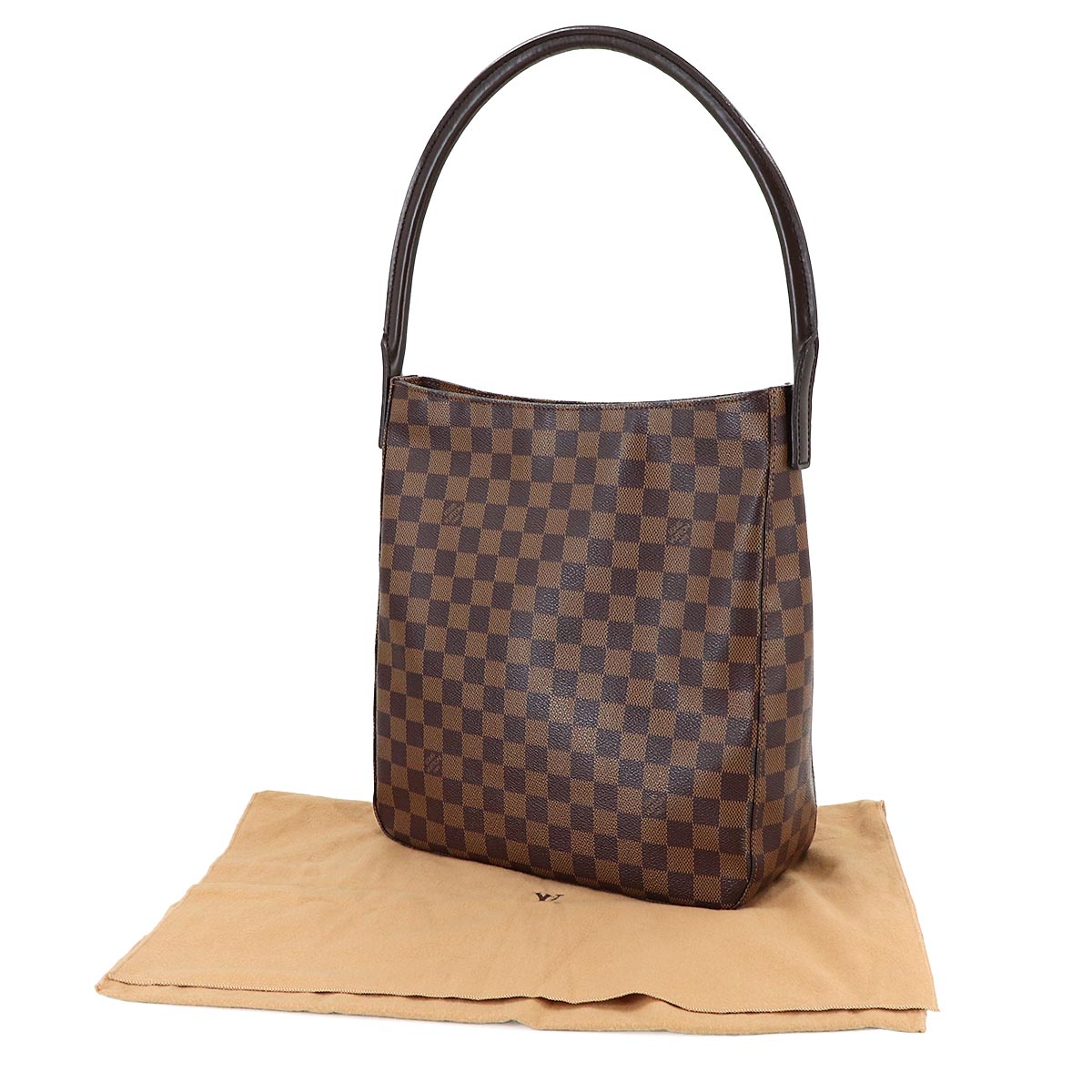 Damier Looping GM SPO Shoulder Bag Ebene N51144 Purse