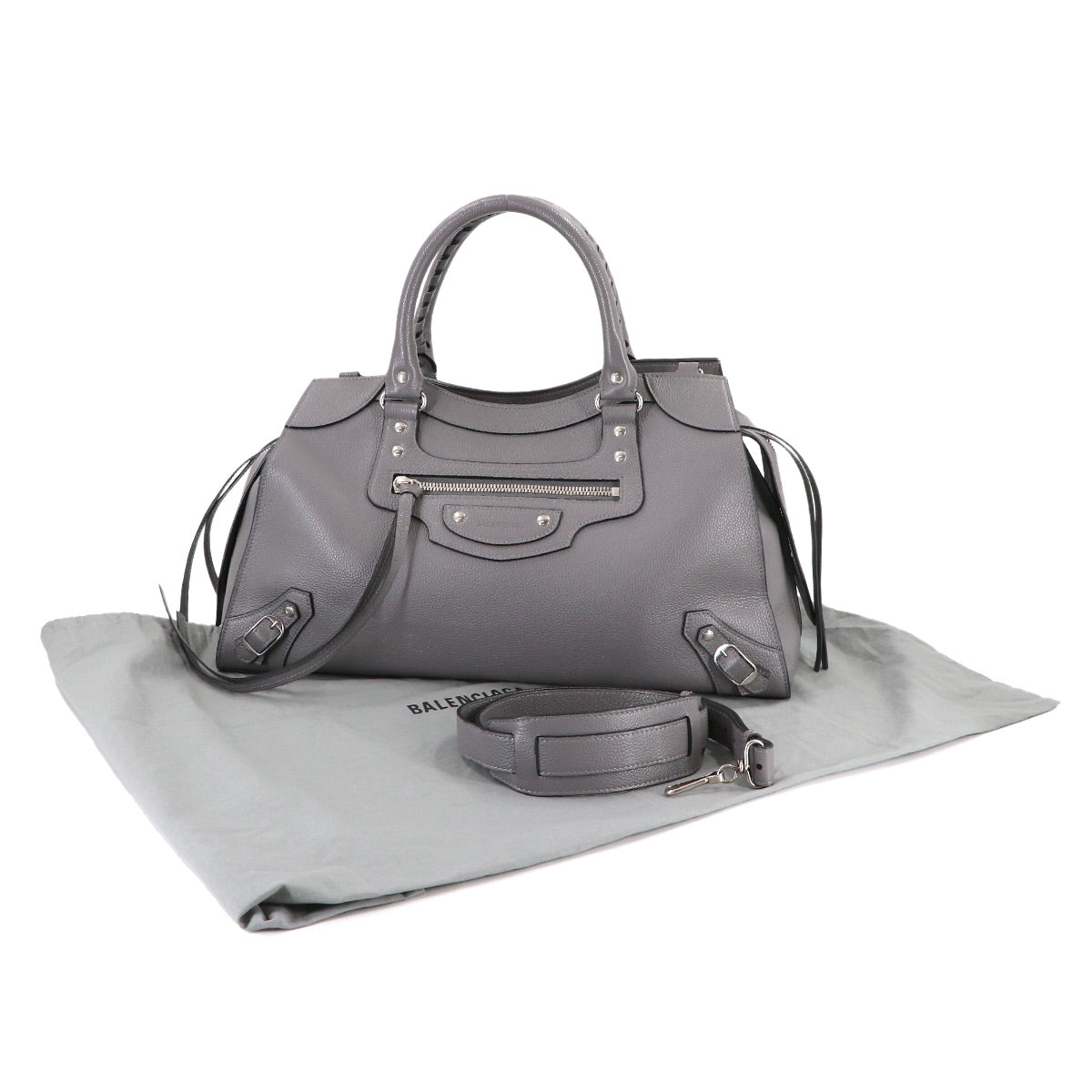 Neo Classic City Medium Hand Shoulder Bag 638470 Gray Purse