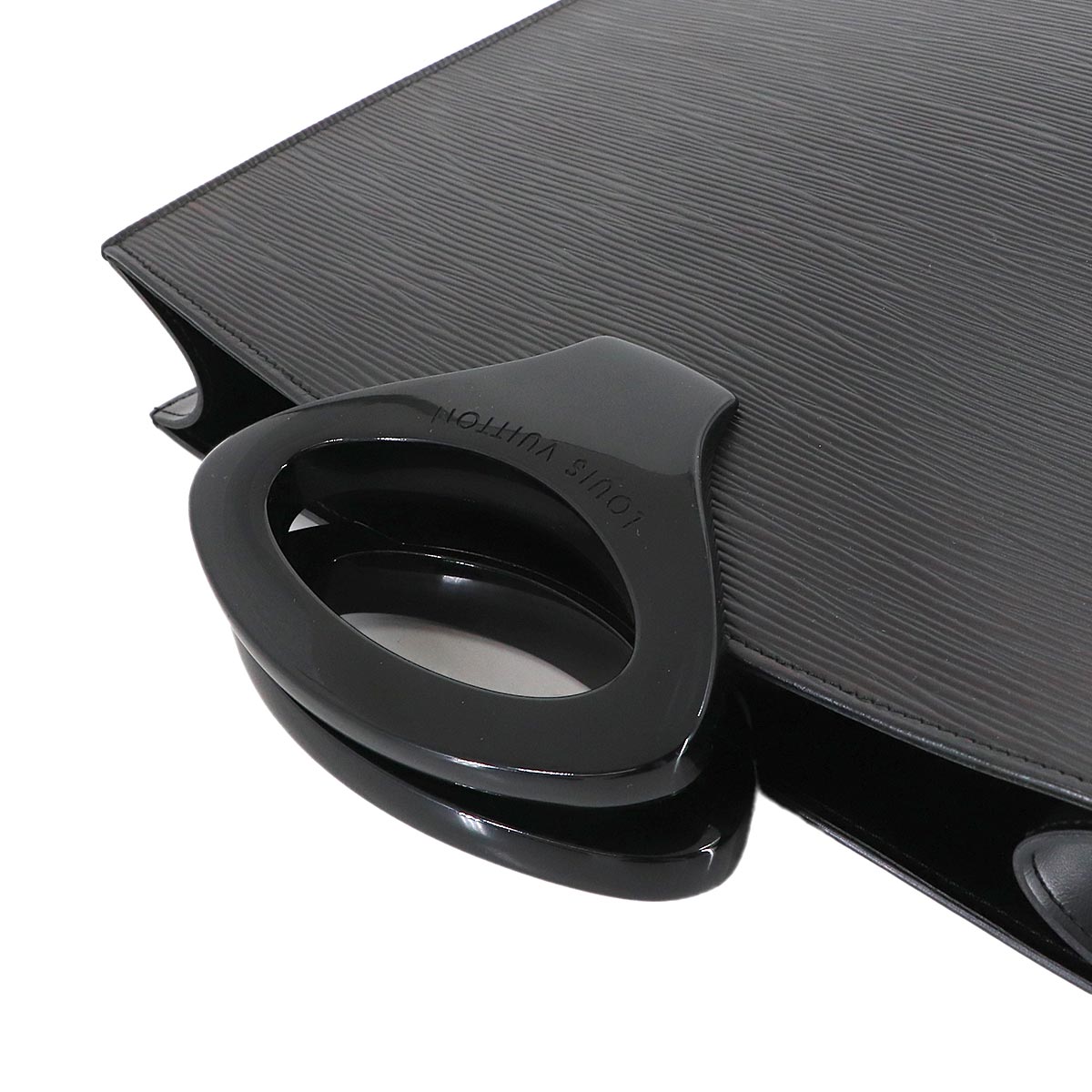 Epi Ombre Hand Bag Leather Noir M52102 Purse