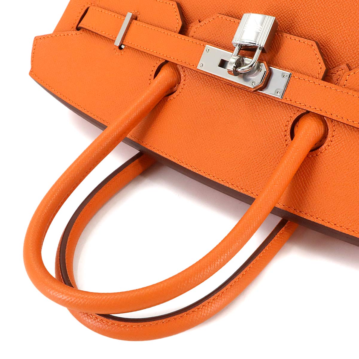 Birkin 35 Hand Bag Epsom Orange Purse
