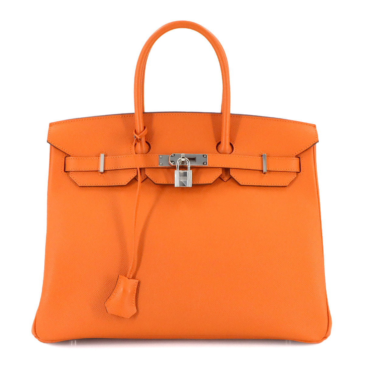Birkin 35 Hand Bag Epsom Orange Purse